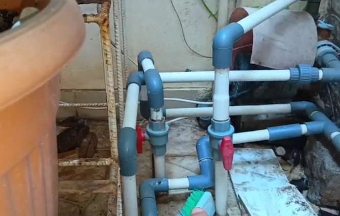Instalasi Jalur Pipa Plumbing Baru